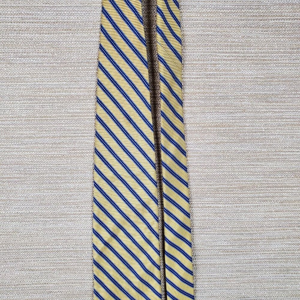 Brooks Brothers Mens Tie Striped USA Corporate Classicore Preppy Normcore - Picture 9 of 13